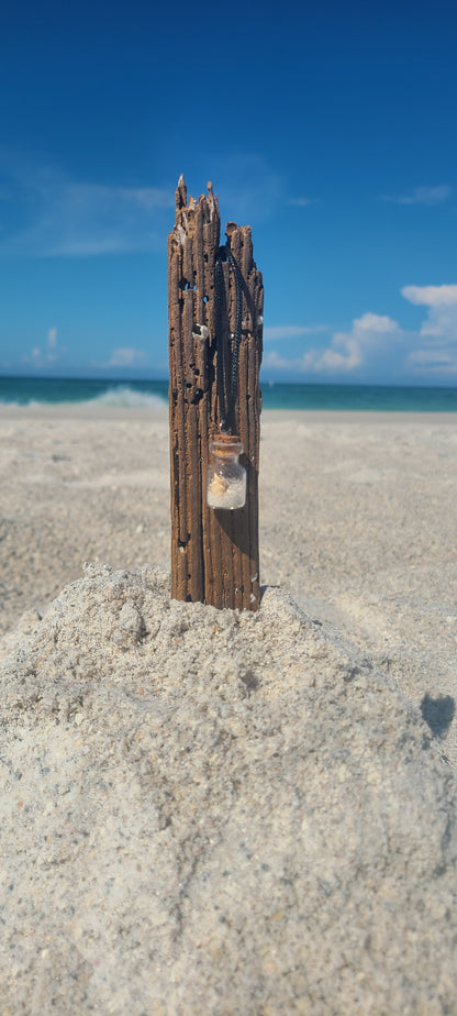 Beach Sand and Shell Necklace