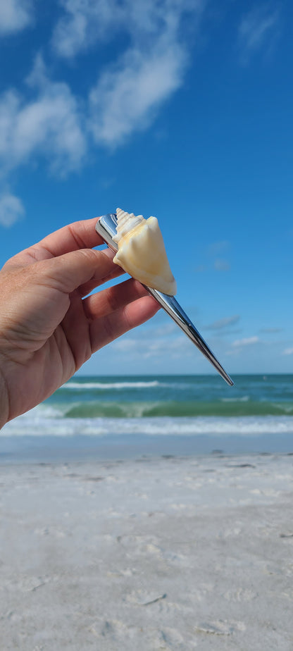 Stunning Large Mermaid Conch Hair Clip