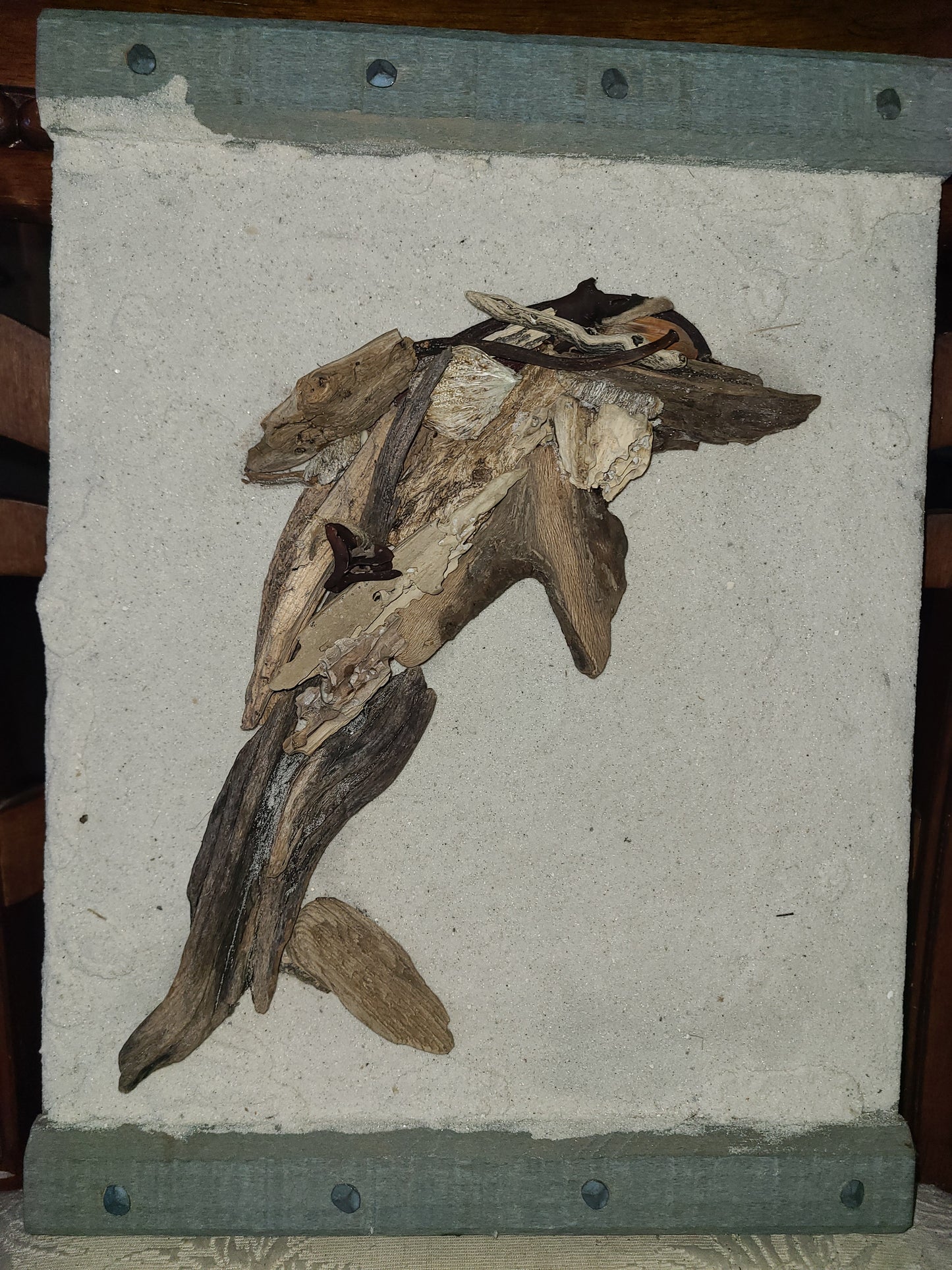 'Dolphin Love' Driftwood Wall Art