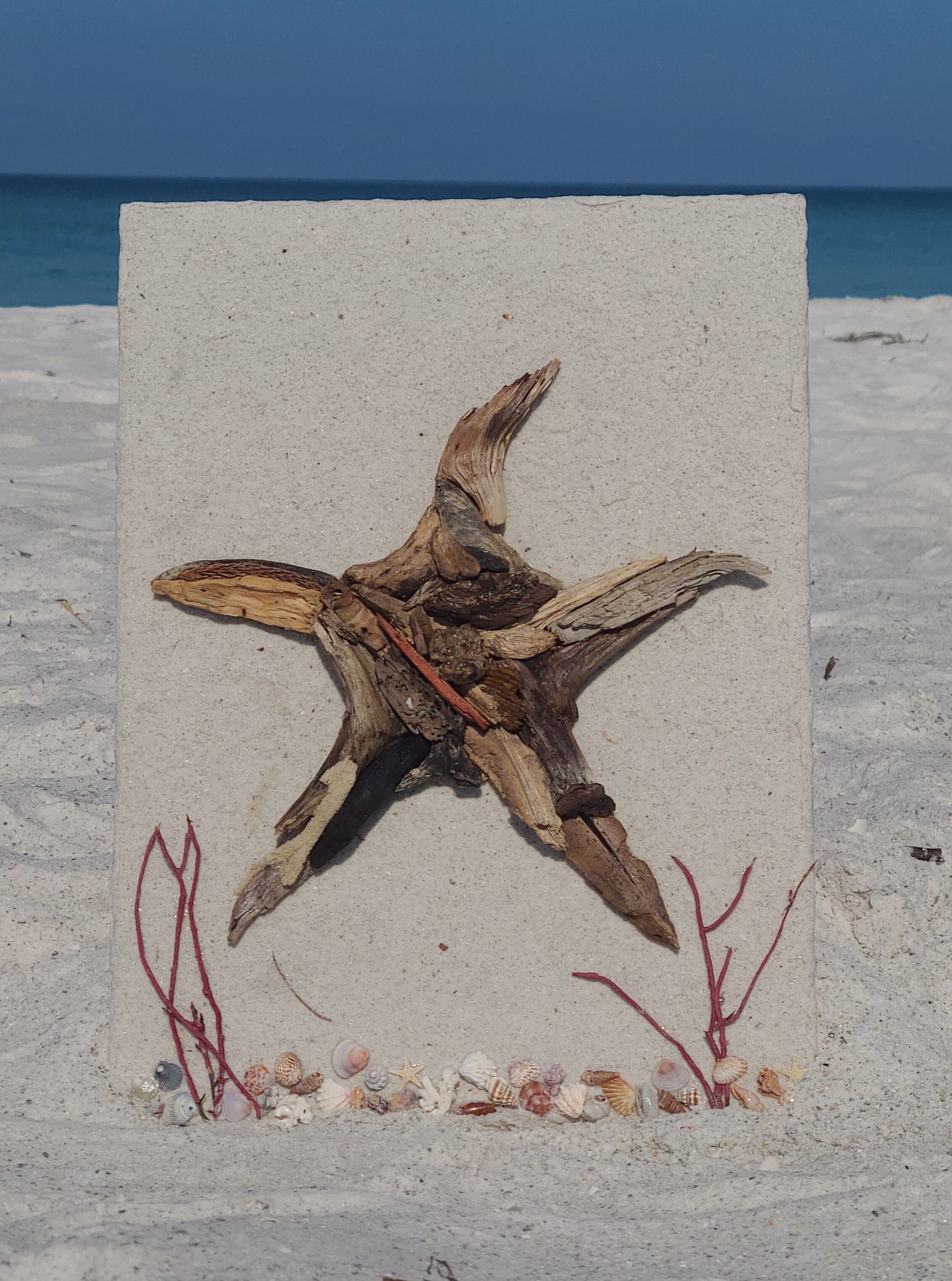 'Starfish' Driftwood Wall Art