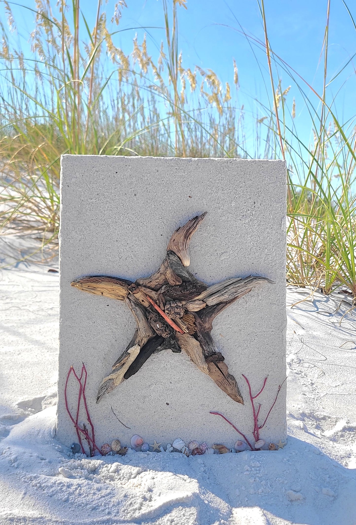 'Starfish' Driftwood Wall Art